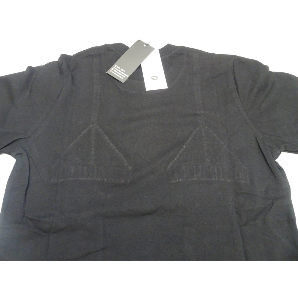 Seta Apparel Women's Bralette T-Shirt, 2XL, Black - Picture 7 of 7